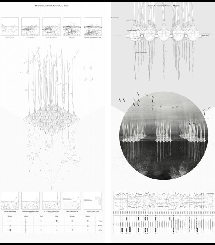 Divna Desnica & Lazar Belic, Pneumatic Nutrient Removal Machine, 2016. Image courtesy the authors.