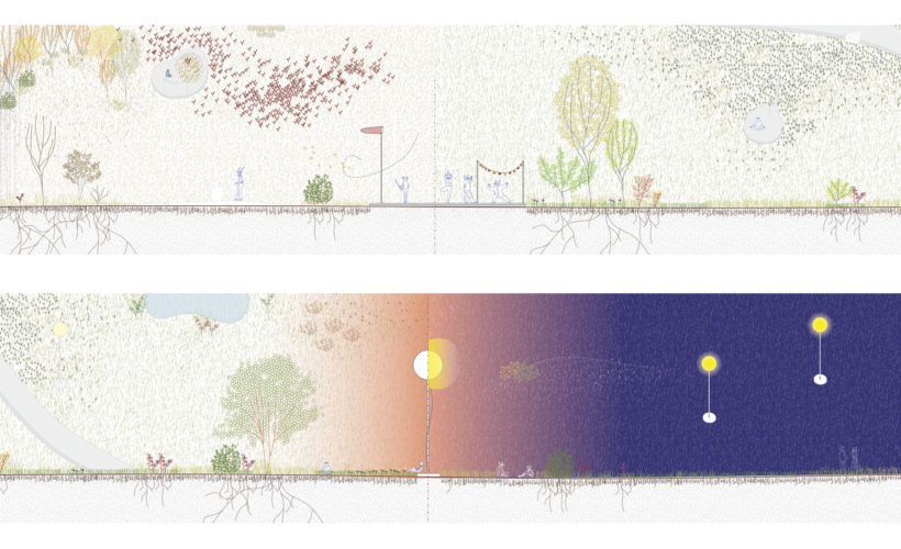 Sofia Coutsoucos & Anna Milani, The park and its platforms, 2016. Image courtesy the authors.
