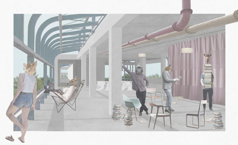 Sofia Coutsoucos & Anna Milani, The salotto, 2016. Image courtesy the authors.